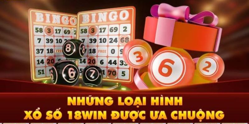 4+ loại hình xổ số 18Win được yêu thích